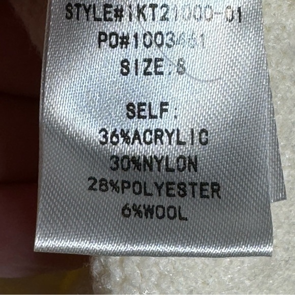 Peach Love Halloween Sweater Sequin Spider Webs Women’s Sz Small - Picture 4 of 4